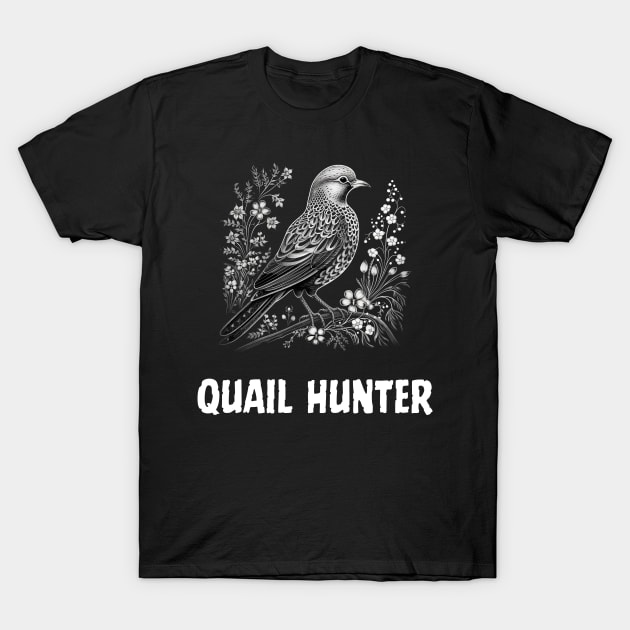 quail hunting T-Shirt by vaporgraphic